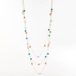 Ashley Cooper(tm) Chain Strands Beaded Layered Necklace