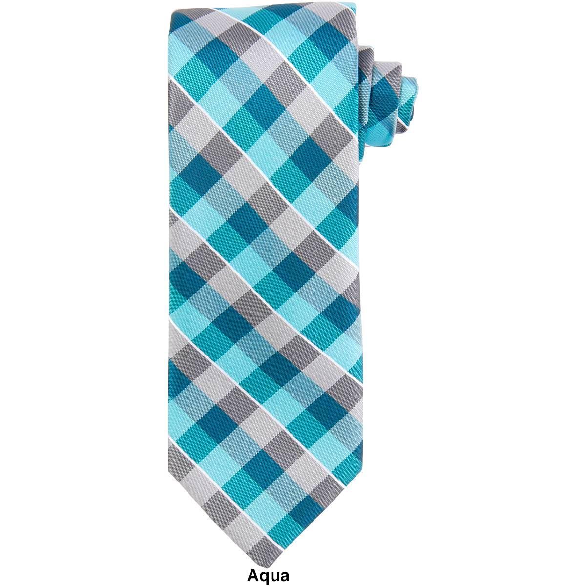 Mens John Henry Tie - Harwich Plaid