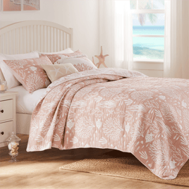 Greenland Home Fashions™ Marina Reversible Coastal Coverlet Set