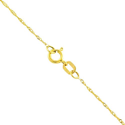 Gold Classics™ 10kt. Gold 16in. Singapore Chain Necklace