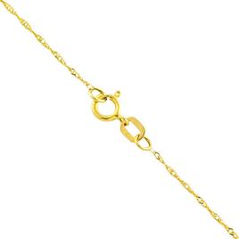 Gold Classics™ 10kt. Gold 16in. Singapore Chain Necklace