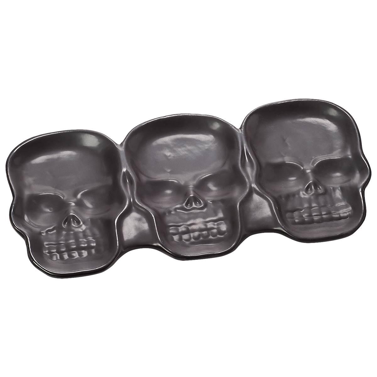 Home Essentials Skull 3 Section Server
