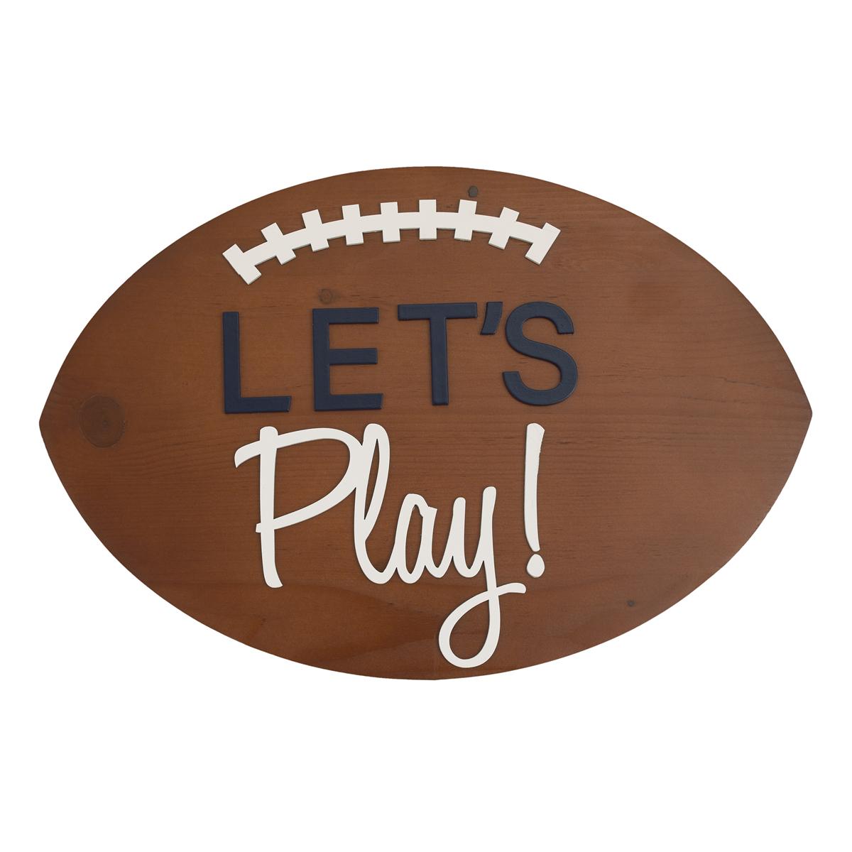 Little Love by NoJo Wood Football Wall Decor
