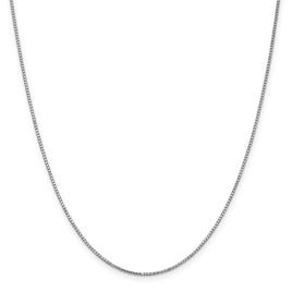 Gold Classics(tm) 10kt. White Gold 1.1mm 30in. Chain Necklace