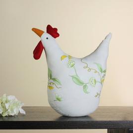 Northlight Seasonal Soft Floral Rooster Chicken Spring Figurine