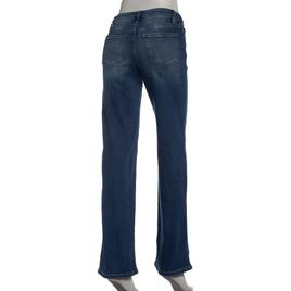 Juniors YMI® Classic Mid Rise Wide Leg Denim Jeans