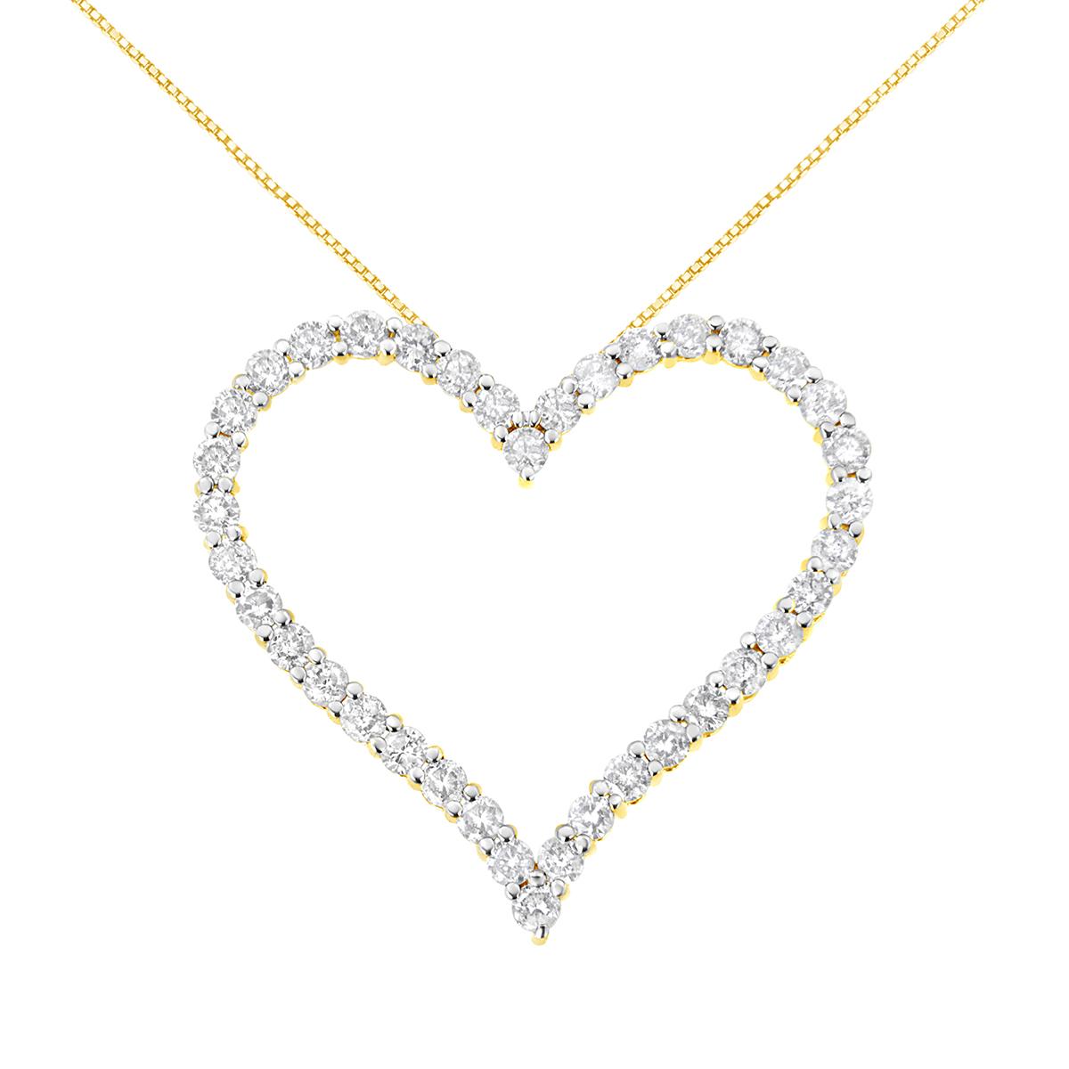 Diamond Classics(tm) 3ctw. Diamond Open Heart Pendant