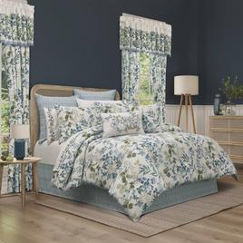Royal Court Evergreen Blue Euro Sham