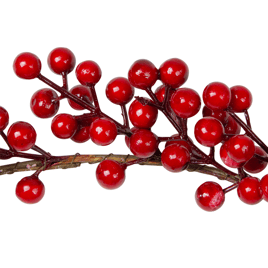 Northlight 5ft. Red Berries Artificial Twig Christmas Garland