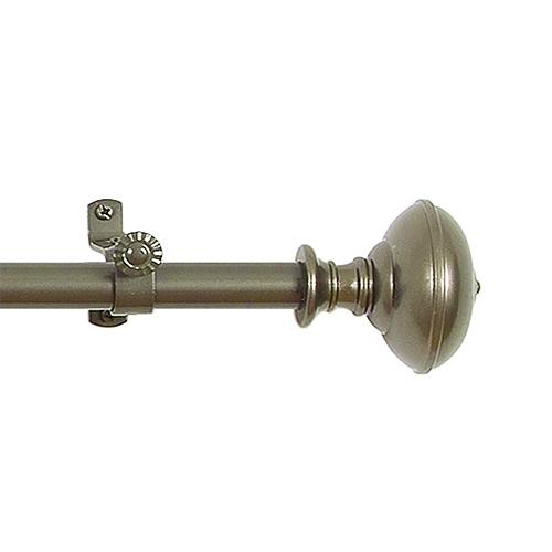 Achim Buono II Othello Decorative Rod - Pewter