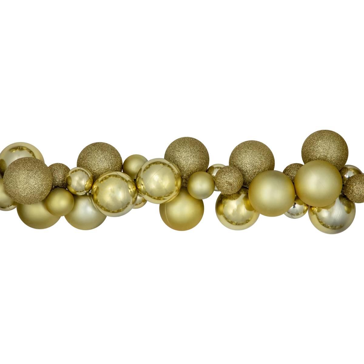 Northlight Seasonal 6ft. Shatterproof Gold Christmas Garland