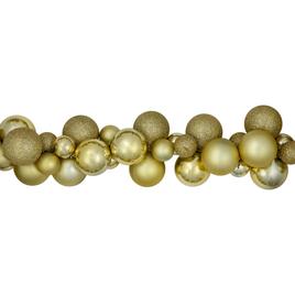 Northlight Seasonal 6ft. Shatterproof Gold Christmas Garland