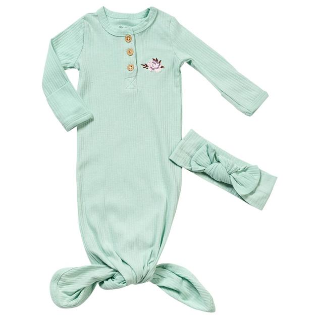 Baby Girl (NB) Baby Essentials® Ribbed Sleep Sack with Headband