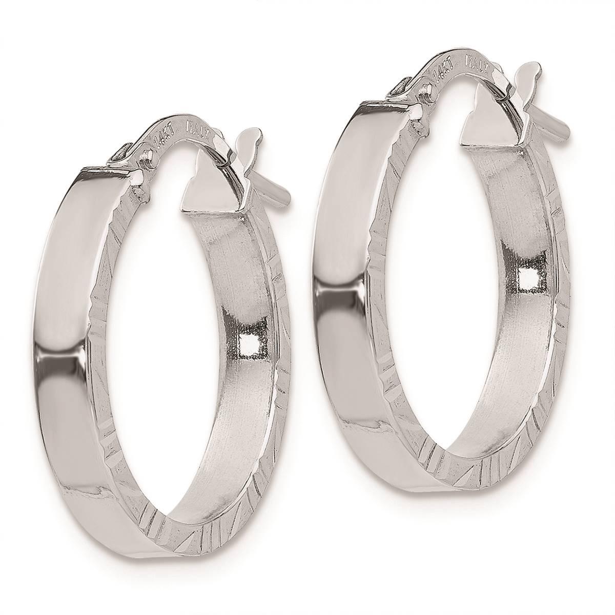 Gold Classics™ 14kt. White Gold 20mm Hoop Earrings