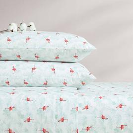 Tommy Bahama Flamingo Santa 200TC 4pc. Sheet Set