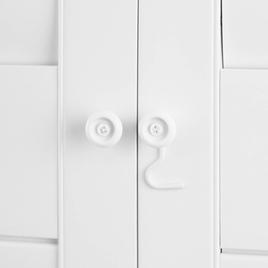 Faux Wood Plantation Shutter Kit - 27-29x54in. - 31-33x60in.