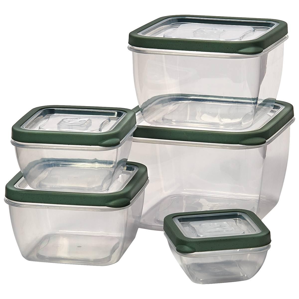 Farberware(R) 10pc. Square Wheat Storage Set with Vent