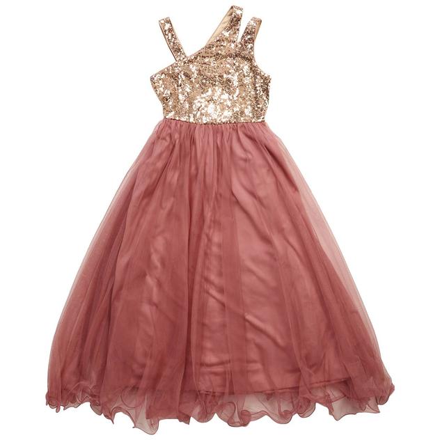 Girls (7-16) Speechless® Sleeveless Asymmetrical Sequin Dress
