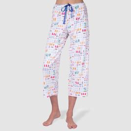 Womens HUE® After Dinner Drink Pajama Capri Pants