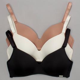 Womens Rachel Roy 3pk. Comfort Band & Wirefree Bra - RR415-3PK