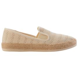 Womens Esprit Nadine Espadrille Fashion Sneakers - Cream Crochet
