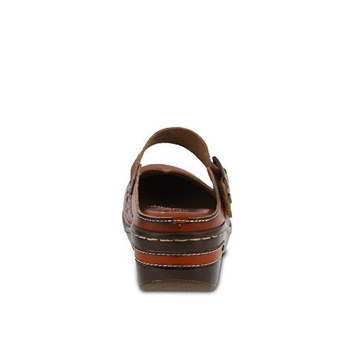 Womens L’Artiste by Spring Step Aneria Clogs- Camel