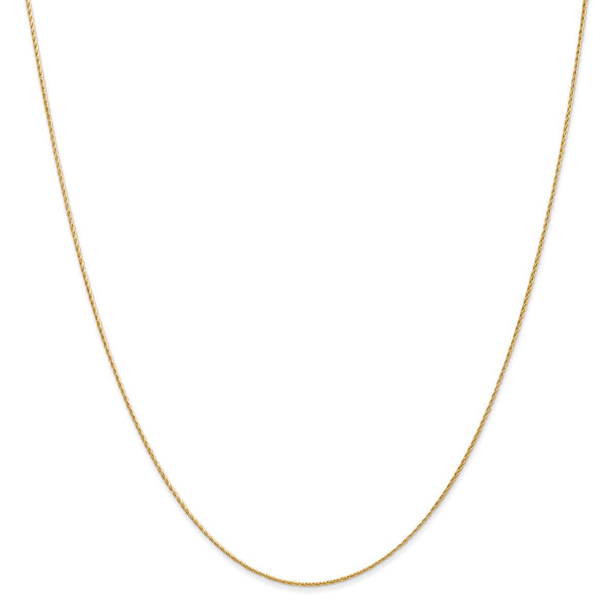 Gold Classics(tm) .7mm. 14k Gold Baby Parisian Wheat Necklace