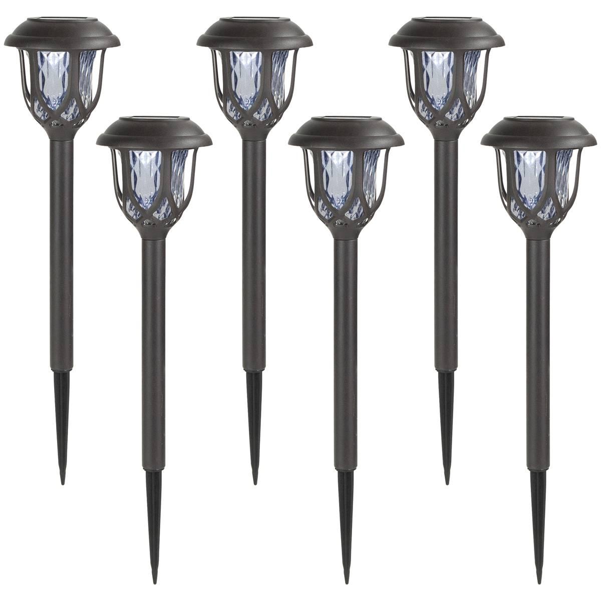Northlight Seasonal Lantern Style LED Pathway Markers - Set of 6