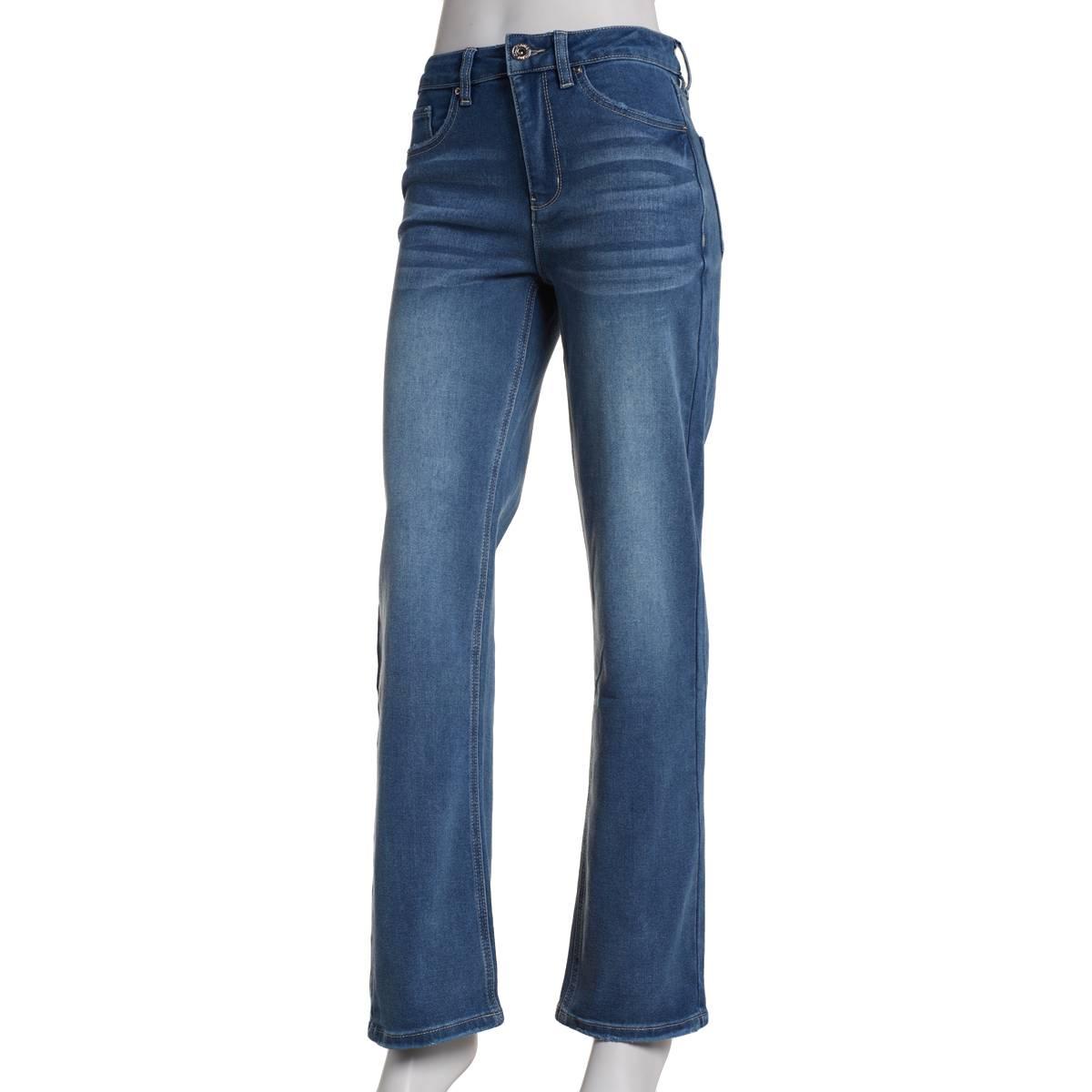 Juniors California Vintage Gretchen Straight Leg Jeans