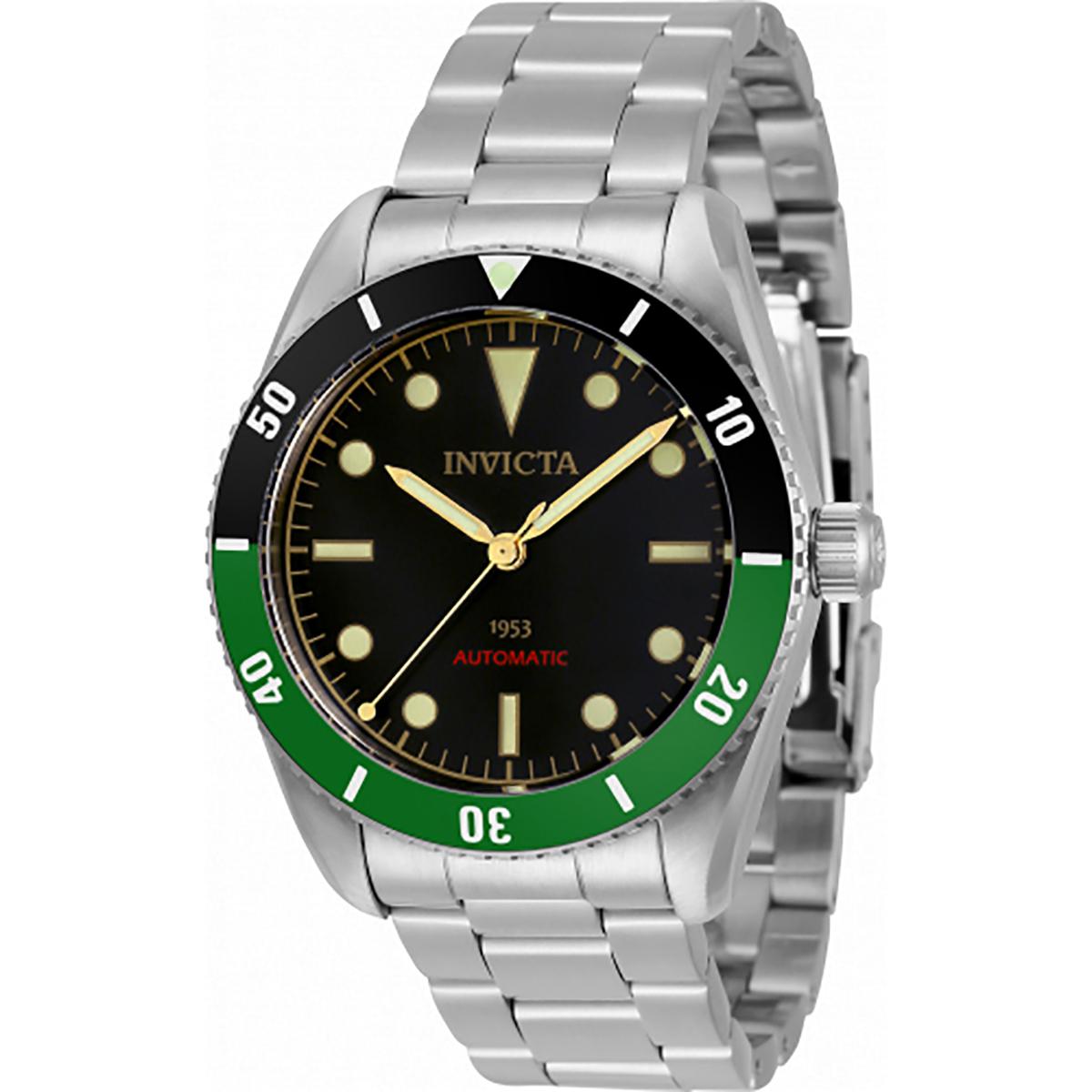 Mens Invicta Pro Diver Stainless Steel &amp; Steel Watch - 34335