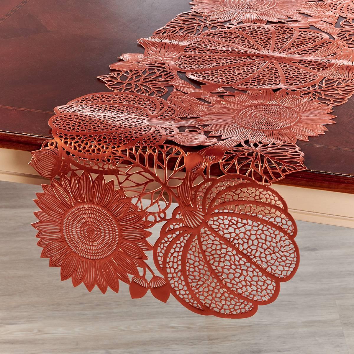 Delicate Fall Vinyl Table Runner