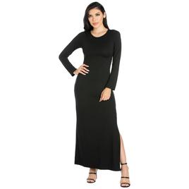 Womens 24/7 Comfort Apparel Long Sleeve Maxi Dress