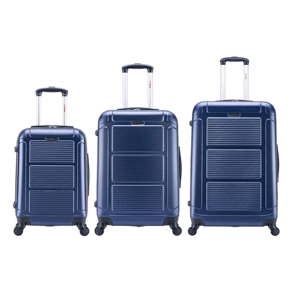 InUSA Pilot Lightweight Hardside Spinner 3pc. Luggage Set