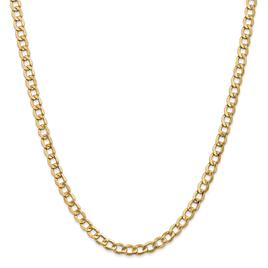 Gold Classics™ 5.25mm. 14k Semi Solid Curb Link Bracelet
