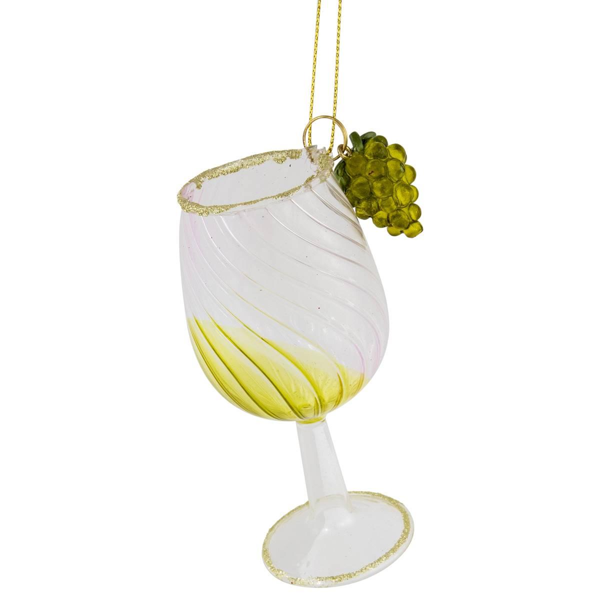 Northlight Seasonal Wine Glass Christmas Ornament
