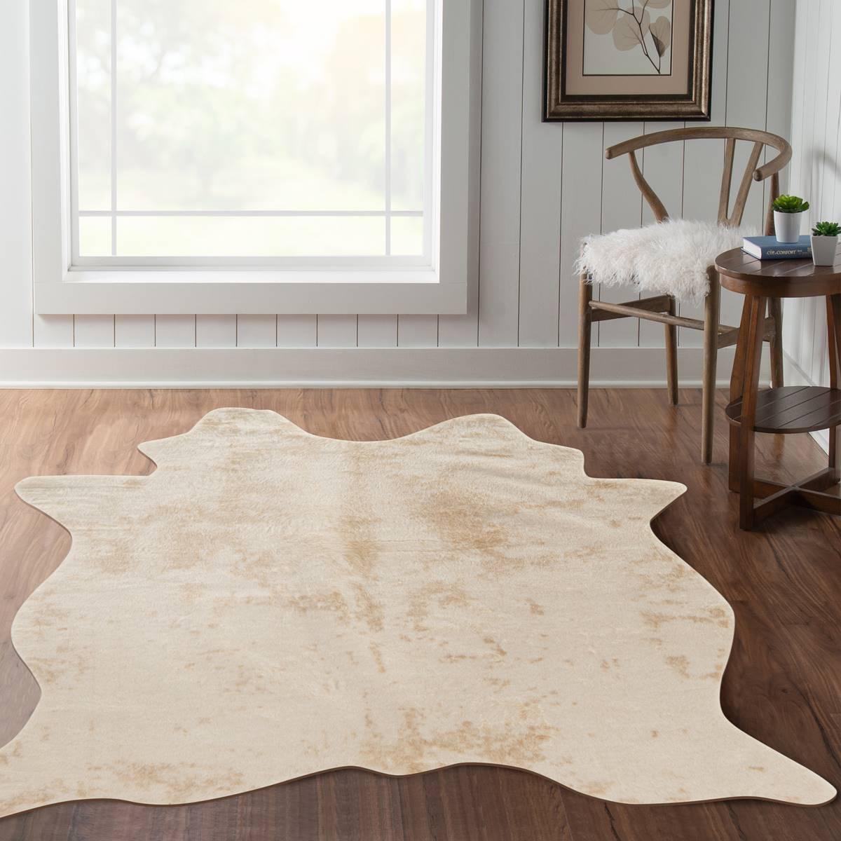Linon Home Decor Faux Cow Hide Area Rug - 5x7