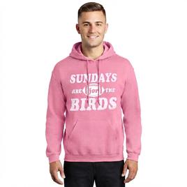 Mens Tailgate Philadelphia Football Sunday Birds Hoodie - Pink