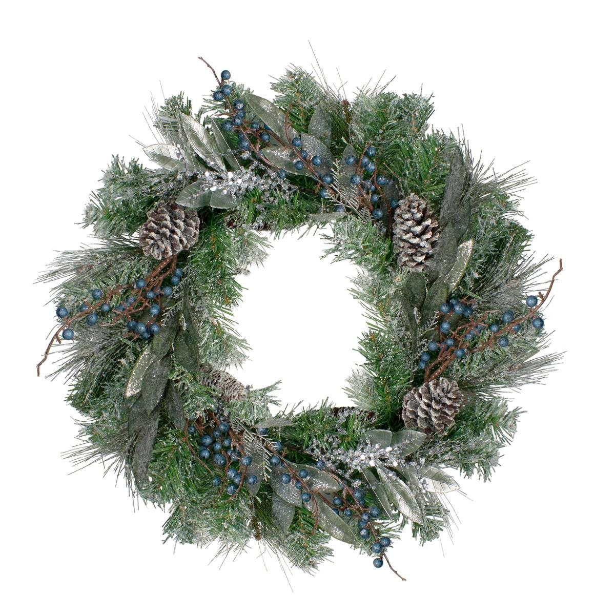 Northlight Seasonal Pine & Blueberry Artificial Christmas Wreath