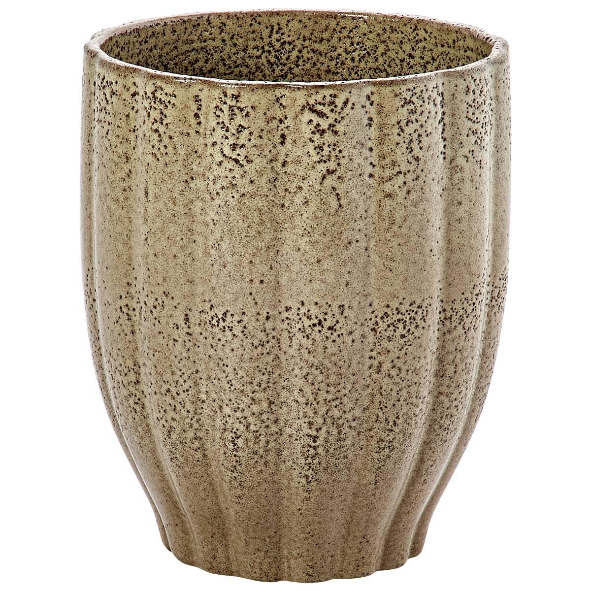 Home Essentials Round Embossed Utensil Crock - Green