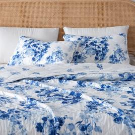 FreshFolds Indira 3pc. Reversible Floral Bordered Quilt Set