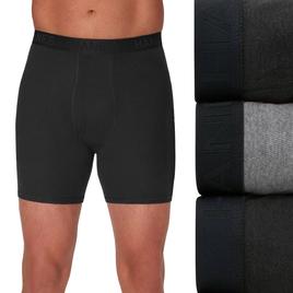 Mens Big & Tall Hanes Ultimate® Boxer Briefs - Black/Grey