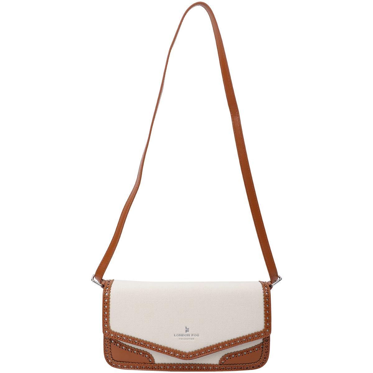 London Fog Vivian Canvas Crossbody $88