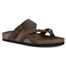 Womens White Mountain Handpick Footbed Sandals