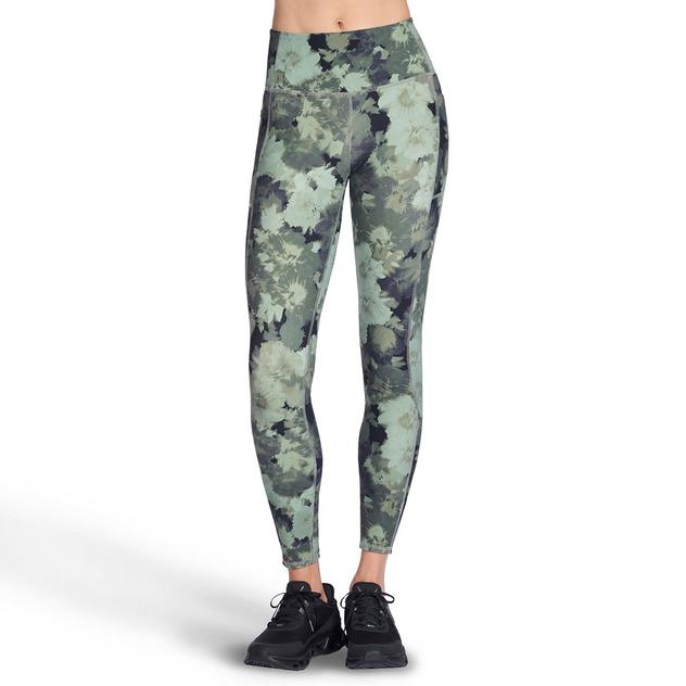 Womens Skechers GO FLEX Rib Inbloom High-Waisted Leggings