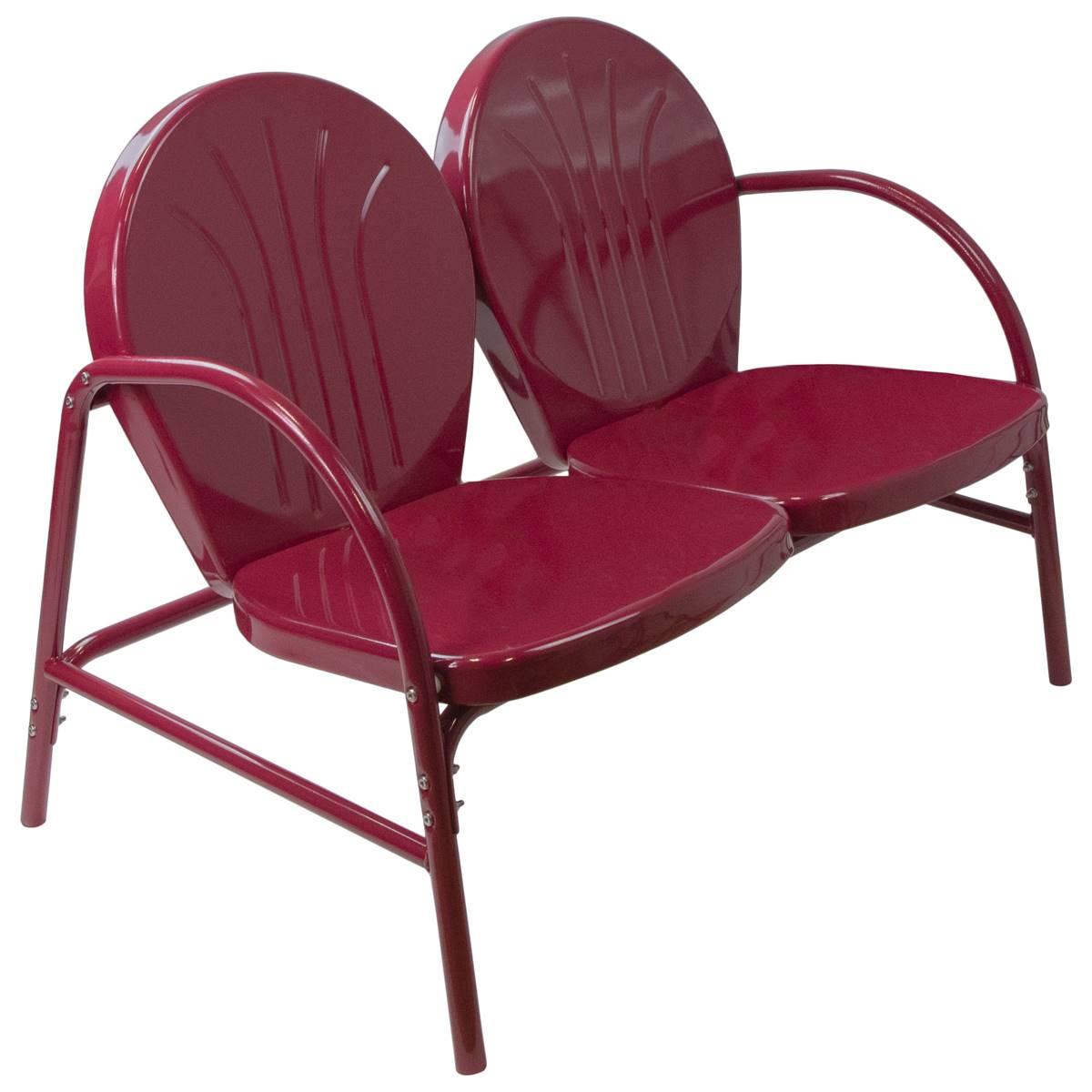 Northlight Seasonal 42in. Outdoor Retro Tulip Loveseat