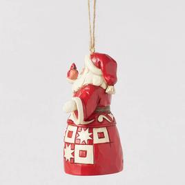 Jim Shore Nordic Noel Santa Hanging Christmas Ornament