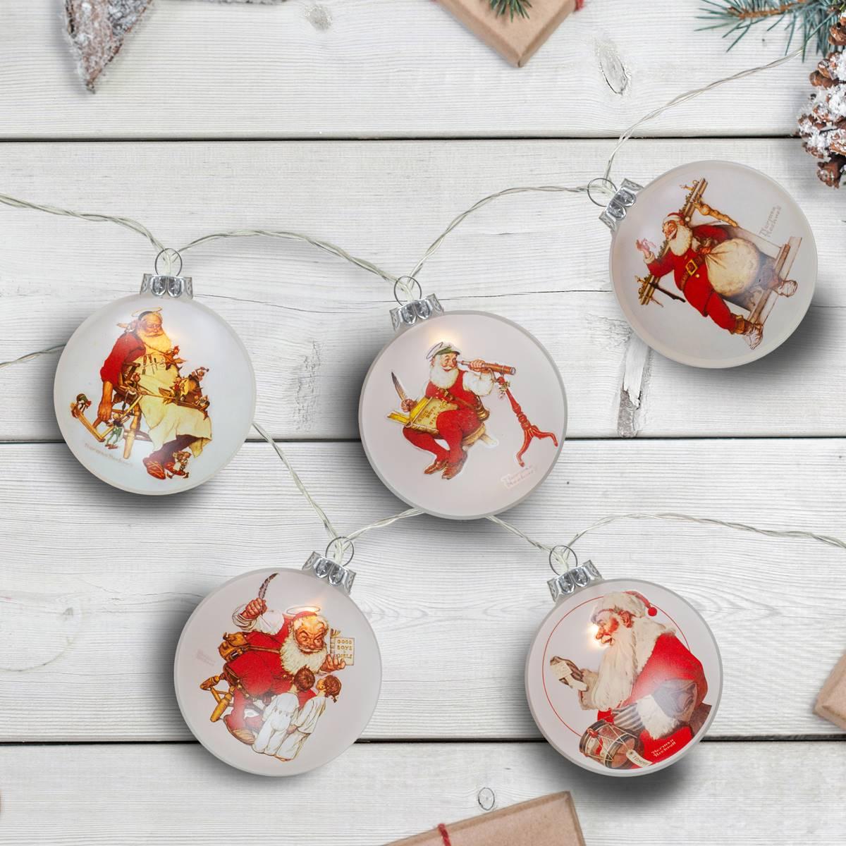 Northlight Seasonal Norman Rockwell Christmas Lights - Set of 5