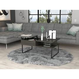 FM FURNITURE Dayton Carbon Espresso Lift Top Coffee Table