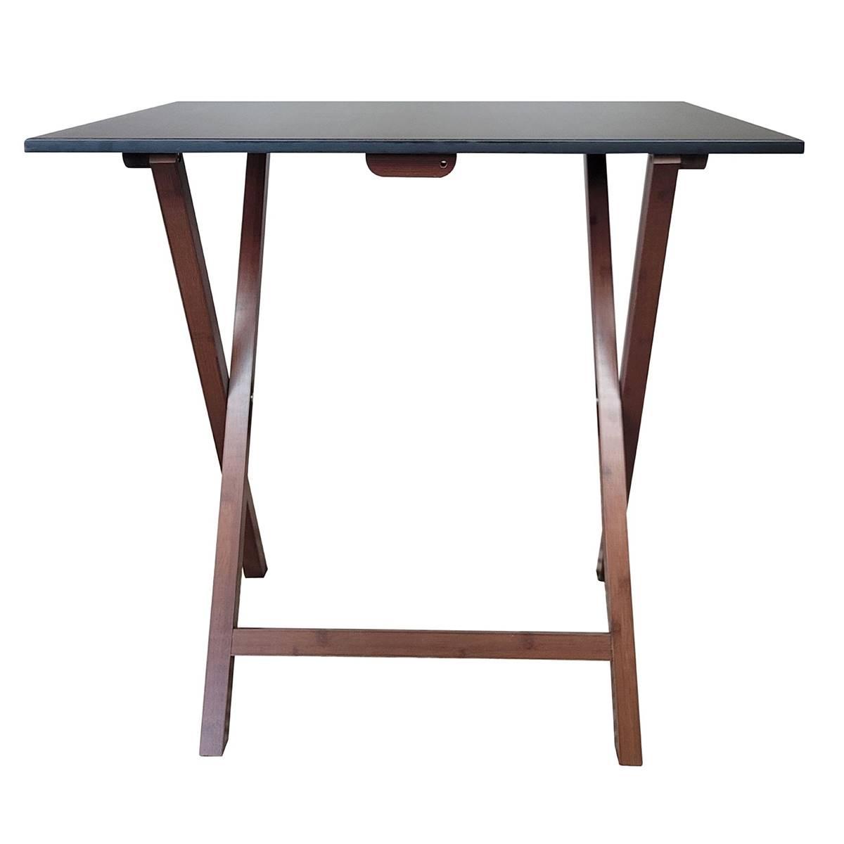 eccostyle™ Solid Bamboo Frame Folding Desk