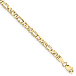 Gold Classics™ 10kt. 3.5mm 16in. Semi-Solid Figaro Chain